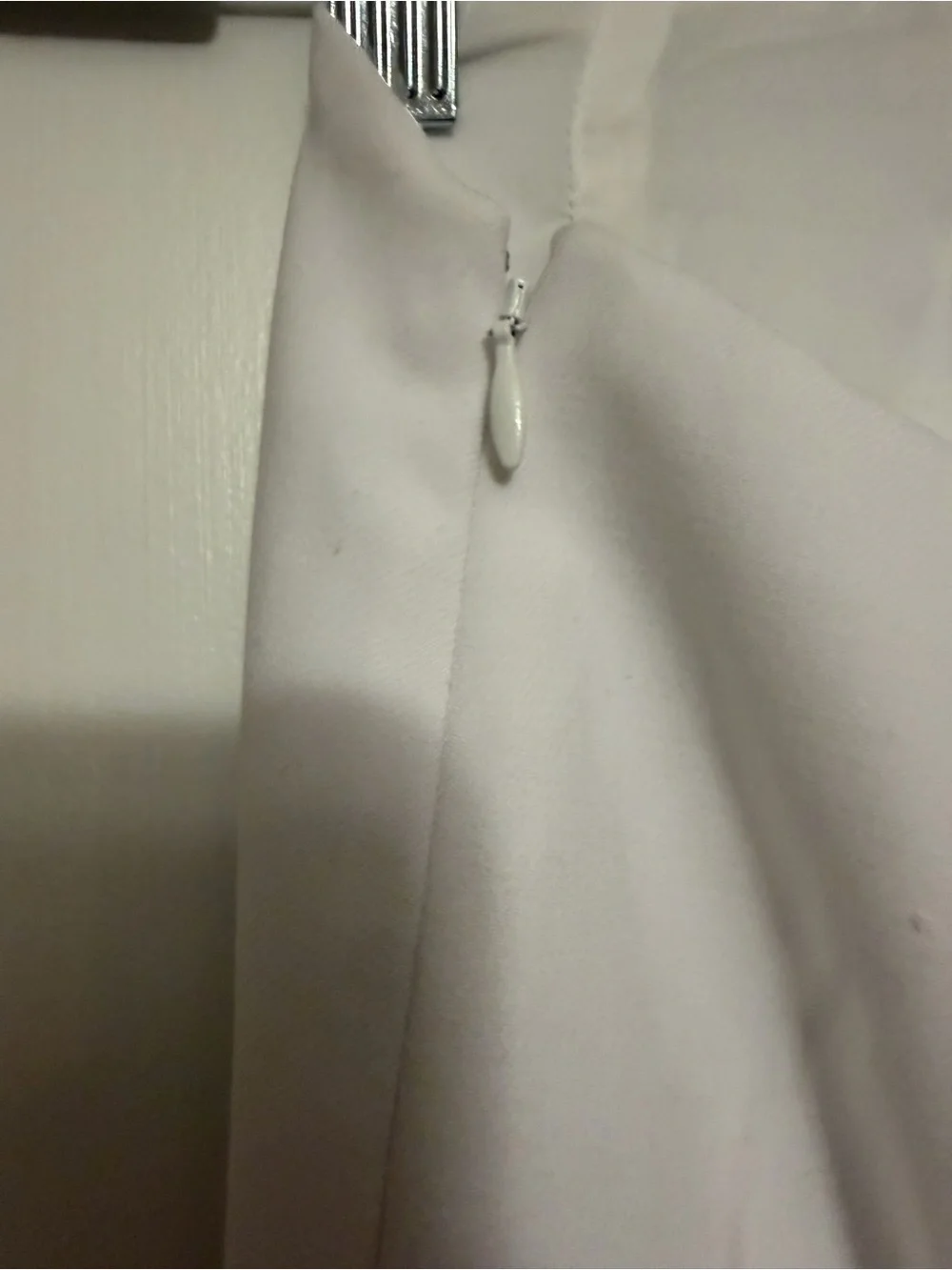 Express White Pencil Midi Skirt with Side Slit Detail - Picture 6 of 10